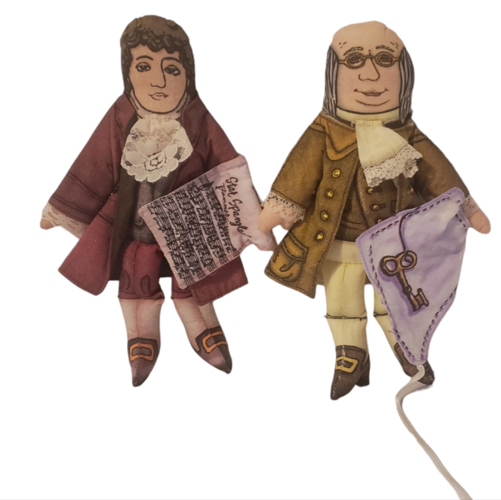 Hallmark American Spirit Collection Benjamin Franklin Francis Scott Key History